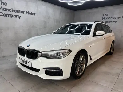 Begagnad BMW 520 M Sport 2018 Vit Kombi