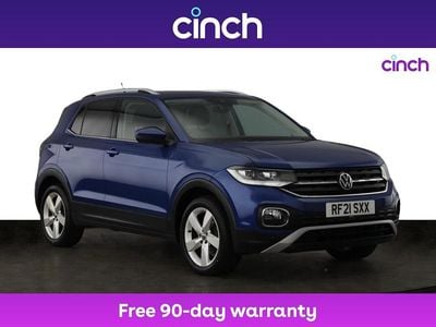 Blue Used 2021 VW T-Cross SEL SUV | £13,799 (Fair price)