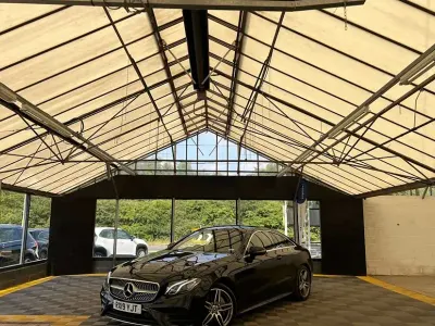 Used Mercedes E220 AMG line 194 HP (142 kW) 2019 Black Coupe