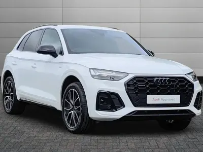 Used Audi Q5 Black Edition 299 HP (219 kW) 2024 Arkona white SUV