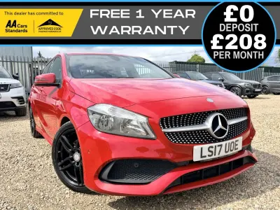 Używany Mercedes A200 Executive 2017 Czerwony Hatchback