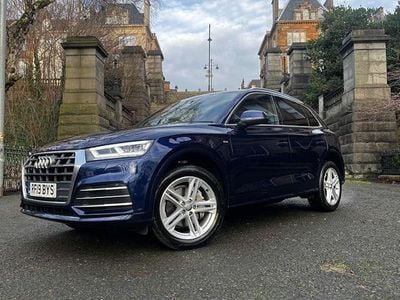 Used Audi Q5 S-Line 190 HP (139 kW) 2019 Blue SUV