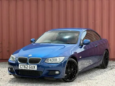 Used BMW 330 Cabriolet M Sport 242 HP (177 kW) 2012 Blue Cabriolet