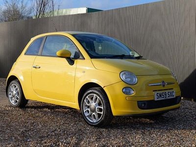 Used Fiat 500 Sport 69 HP (50 kW) 2009 Yellow Cabriolet