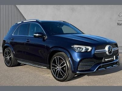 Blue Used 2022 Mercedes GLE400 AMG Line Premium Plus SUV | £49,480 (Fair price)