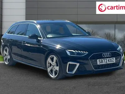 Used Audi A4 S-Line 150 HP (110 kW) 2023 Black Estate