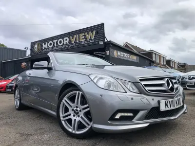 Used Mercedes E350 2011 Silver Cabriolet
