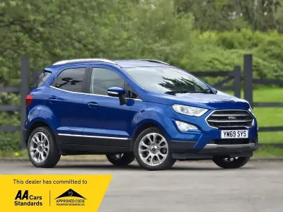 Used Ford Ecosport Titanium 125 HP (91 kW) 2019 Blue SUV
