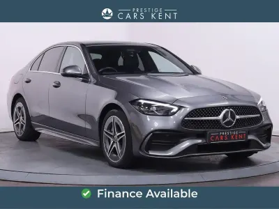 Usado Mercedes C300e AMG line 2022 Cinzento Sedan