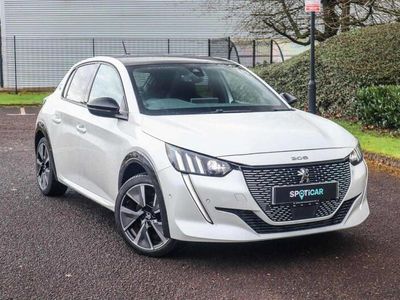 used Peugeot e-208 50KWH GT PREMIUM AUTO 5DR ELECTRIC FROM 2021 FROM LEAMINGTON (CV34 6RH) | SPOTICAR