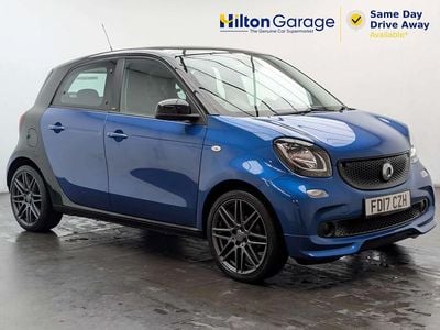 Used Smart ForFour Brabus 90 HP (66 kW) 2017 Blue Hatchback
