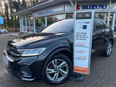 Black Used 2022 VW T-Roc R-line SUV | £21,199 (Fair price)