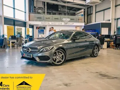 Used Mercedes C200 AMG line 184 HP (135 kW) 2016 Grey Coupe