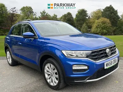 Used VW T-Roc SE 115 HP (84 kW) 2018 Blue SUV