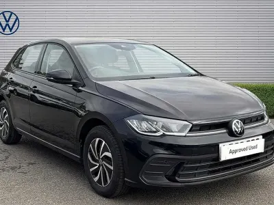 Used VW Polo Life 95 HP (69 kW) 2022 Black Hatchback