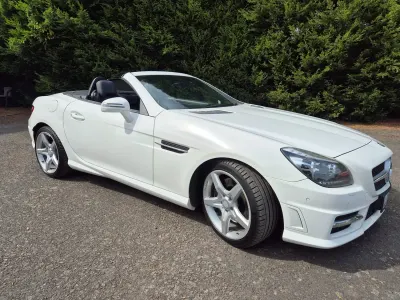 Used Mercedes SLK250 AMG 2014 White Cabriolet