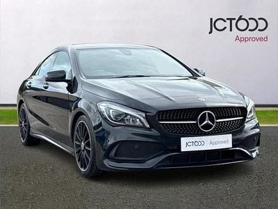 Used Mercedes CLA220 AMG line 168 HP (123 kW) 2019 Black Sedan