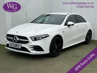 Used Mercedes A250 AMG line 2021 White Sedan