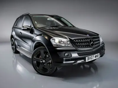 Used Mercedes ML320 220 HP (161 kW) 2007 Black SUV