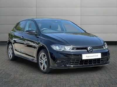 Used VW Polo R-line 95 HP (69 kW) 2022 Black Hatchback