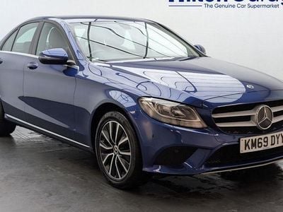 Blue Used 2019 Mercedes C200 SE Sedan | £14,450 (Good price)