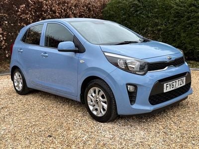 Used Kia Picanto 83 HP (61 kW) 2017 Blue Hatchback