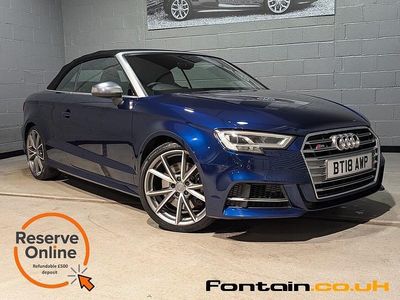 Used Audi A3 Cabriolet Business 2018 Blue Cabriolet