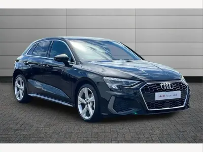 Used Audi A3 S-Line 110 HP (80 kW) 2024 Black Hatchback