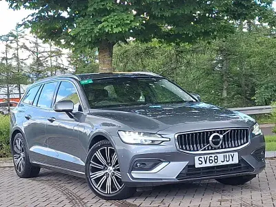 Used Volvo V60 Inscription 150 HP (110 kW) 2018 Grey Estate