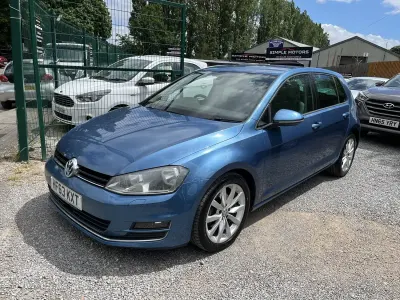 Used VW Golf VII GT 2013 Blue Hatchback