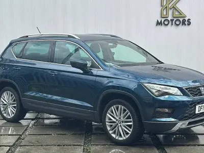 Used Seat Ateca XCELLENCE 150 HP (110 kW) 2017 Blue SUV