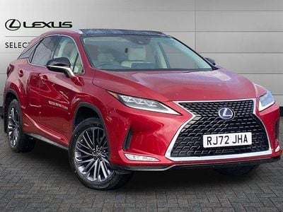 Red Used 2022 Lexus RX450h SUV | £36,499 (Fair price)