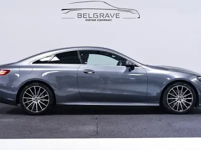 Used Mercedes E220 AMG Line Premium 194 HP (142 kW) 2020 Grey Coupe