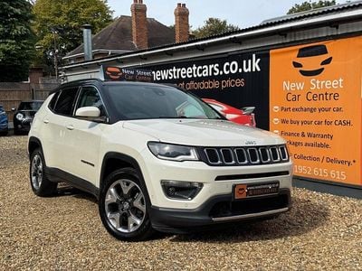 White/black Used 2019 Jeep Compass Limited SUV | £10,284 (Fair price)