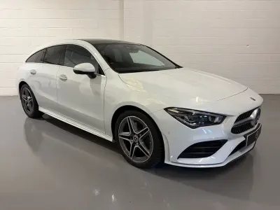 Used Mercedes CLA220 AMG Line Premium Plus 190 HP (139 kW) 2020 White Coupe