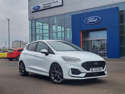 Usado Ford Fiesta ST-Line 125 HP (91 kW) 2022 Branco Citadino
