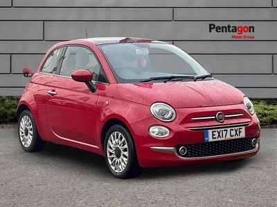 Red Used 2017 Fiat 500 Lounge Hatchback | £4,700 (Good price)