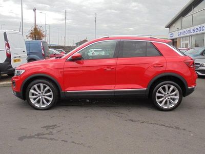 Red Used 2018 VW T-Roc SEL SUV | £11,694 (Fair price)