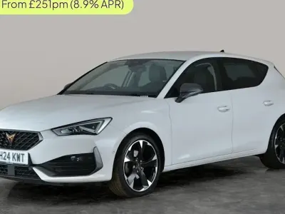Used Cupra Leon 150 HP (110 kW) 2023 White Hatchback