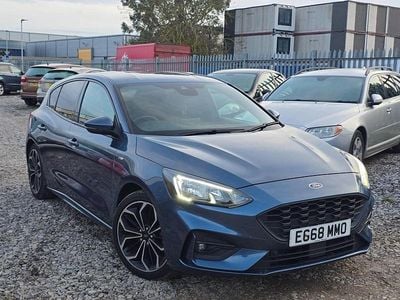 Used Ford Focus ST-Line X 125 HP (91 kW) 2019 Blue Hatchback