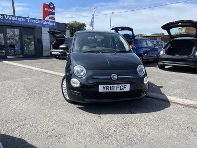 Used Fiat 500 Pop 69 HP (50 kW) 2018 Black Hatchback