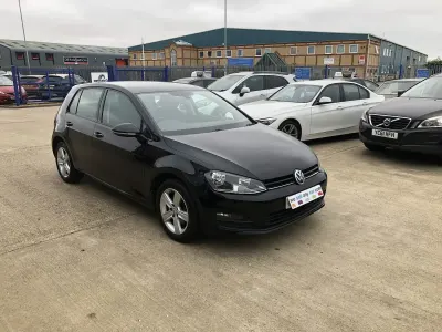 Used VW Golf VII Match 110 HP (80 kW) 2015 Black Hatchback