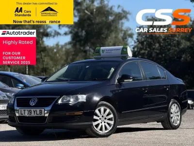 Used VW Passat S 2009 Black Sedan