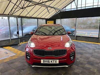 Used Kia Sportage GT-Line 177 HP (130 kW) 2016 Red SUV