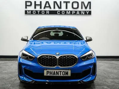 Used BMW M135 Comfort Edition 306 HP (225 kW) 2022 Blue Hatchback