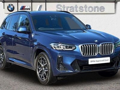Blue Used 2022 BMW X3 M Sport SUV | £33,578 (Fair price)