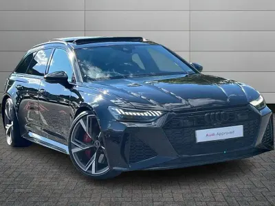 Used Audi RS6 Comfort 592 HP (435 kW) 2020 Mythos black Estate