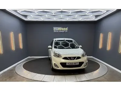 Used Nissan Micra Acenta 78 HP (57 kW) 2015 White Hatchback
