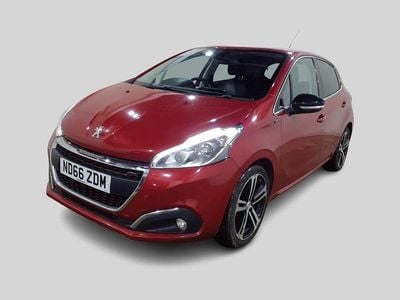 Red Used 2017 Peugeot 208 GT-line Hatchback | £3,695 (Good price)