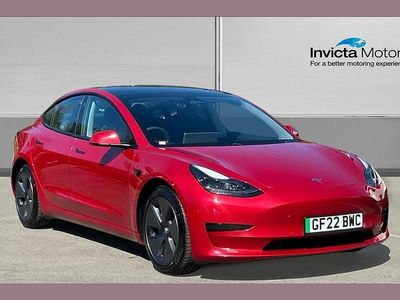 Used Tesla Model 3 Standard Range 180 kW (245 HP) 2022 Red Sedan